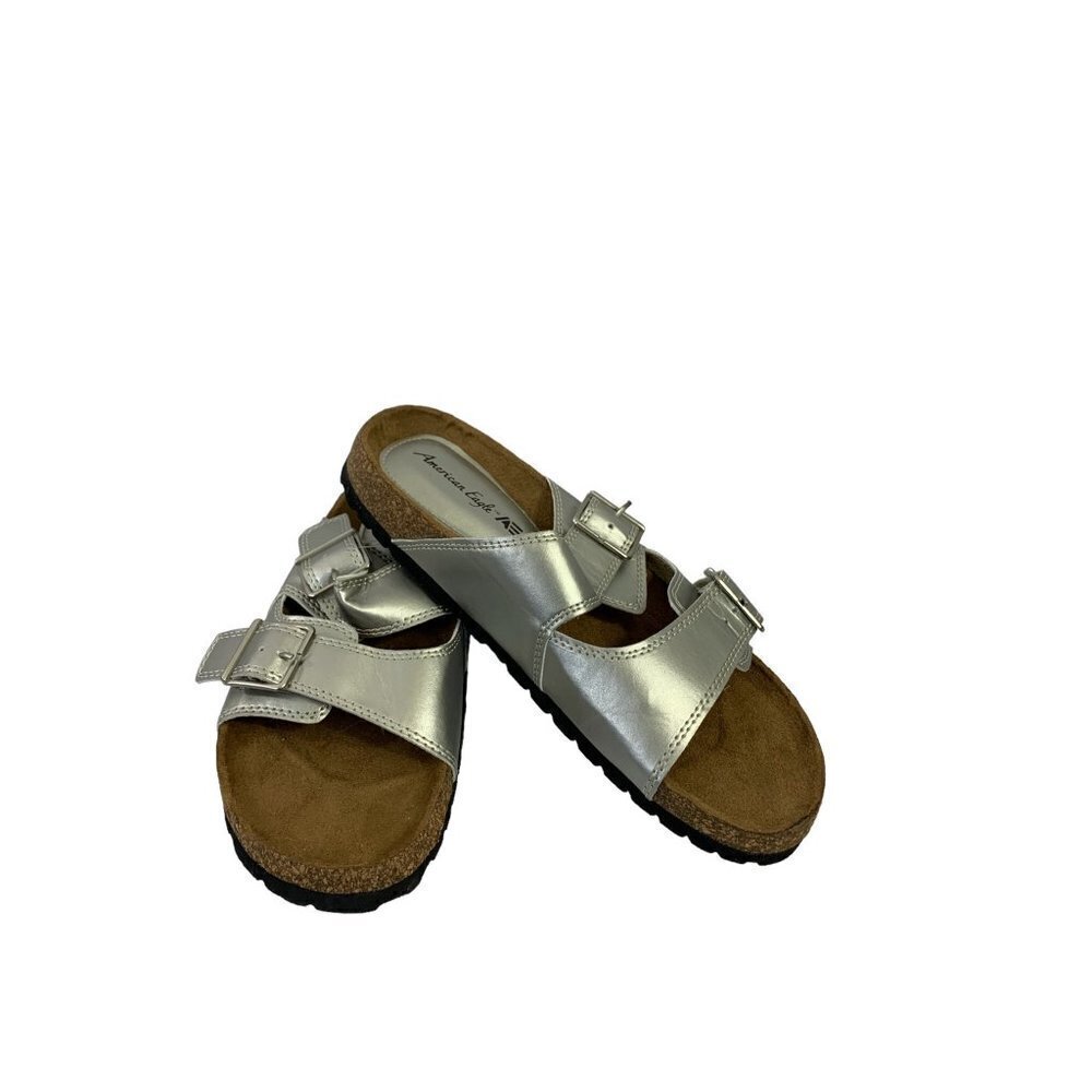 American Eagle Women's Silver Sandals